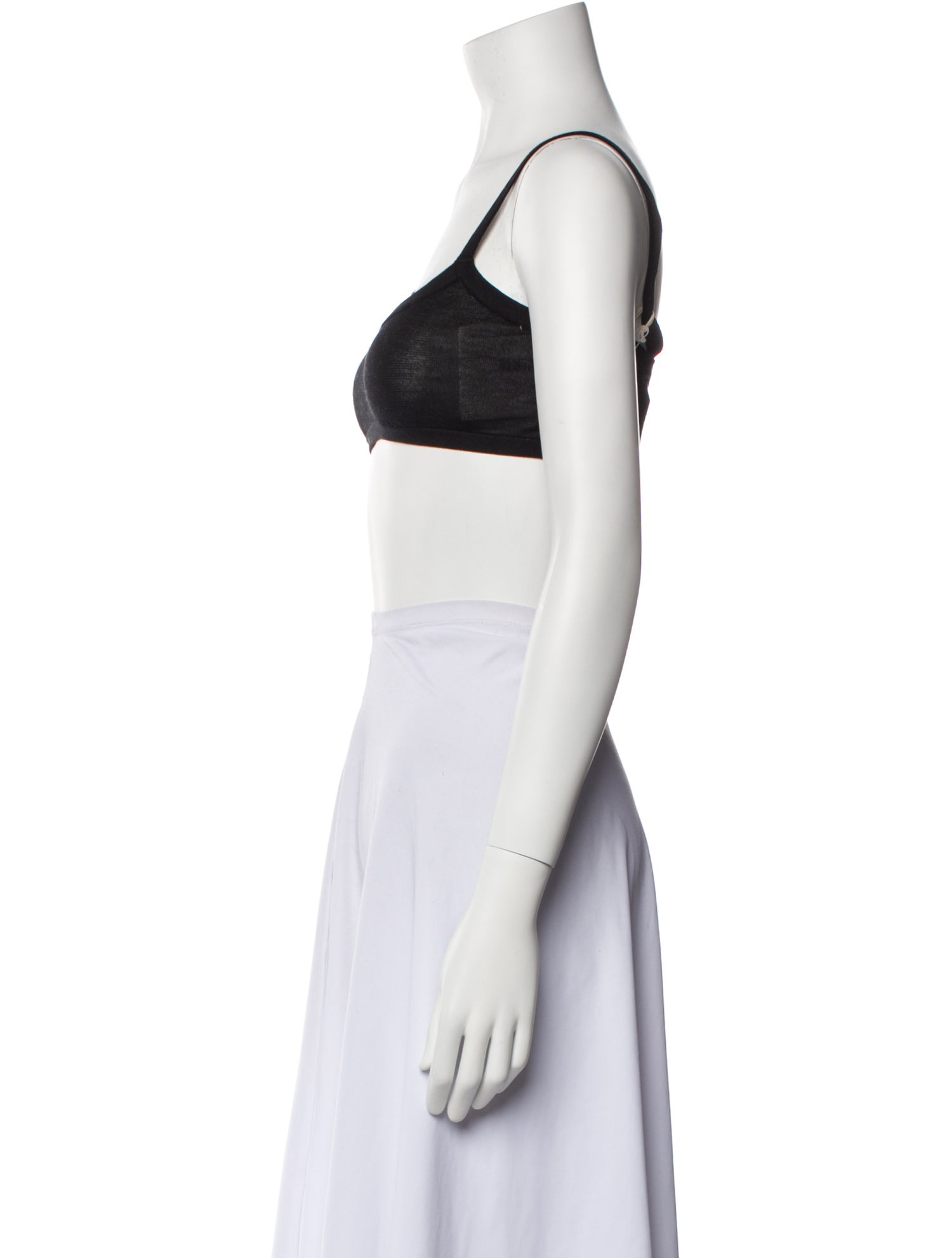Khaite Square Neckline Sleeveless Crop Top w/ Tags