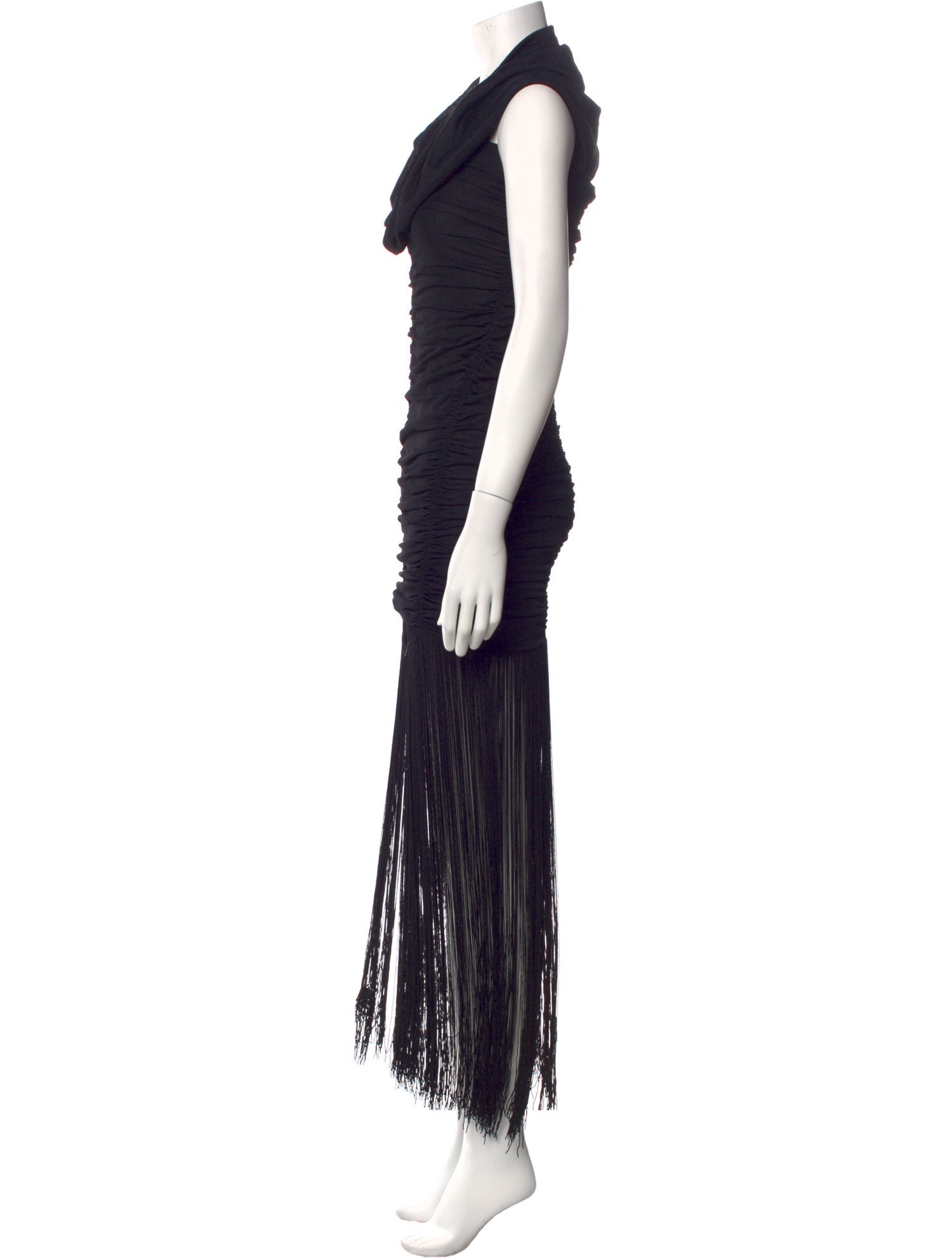 Khaite Cowl Neck Long Dress