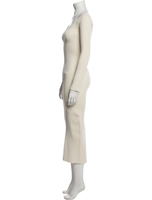 Khaite V-Neck Long Dress