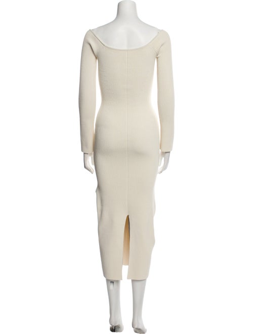 Khaite V-Neck Long Dress