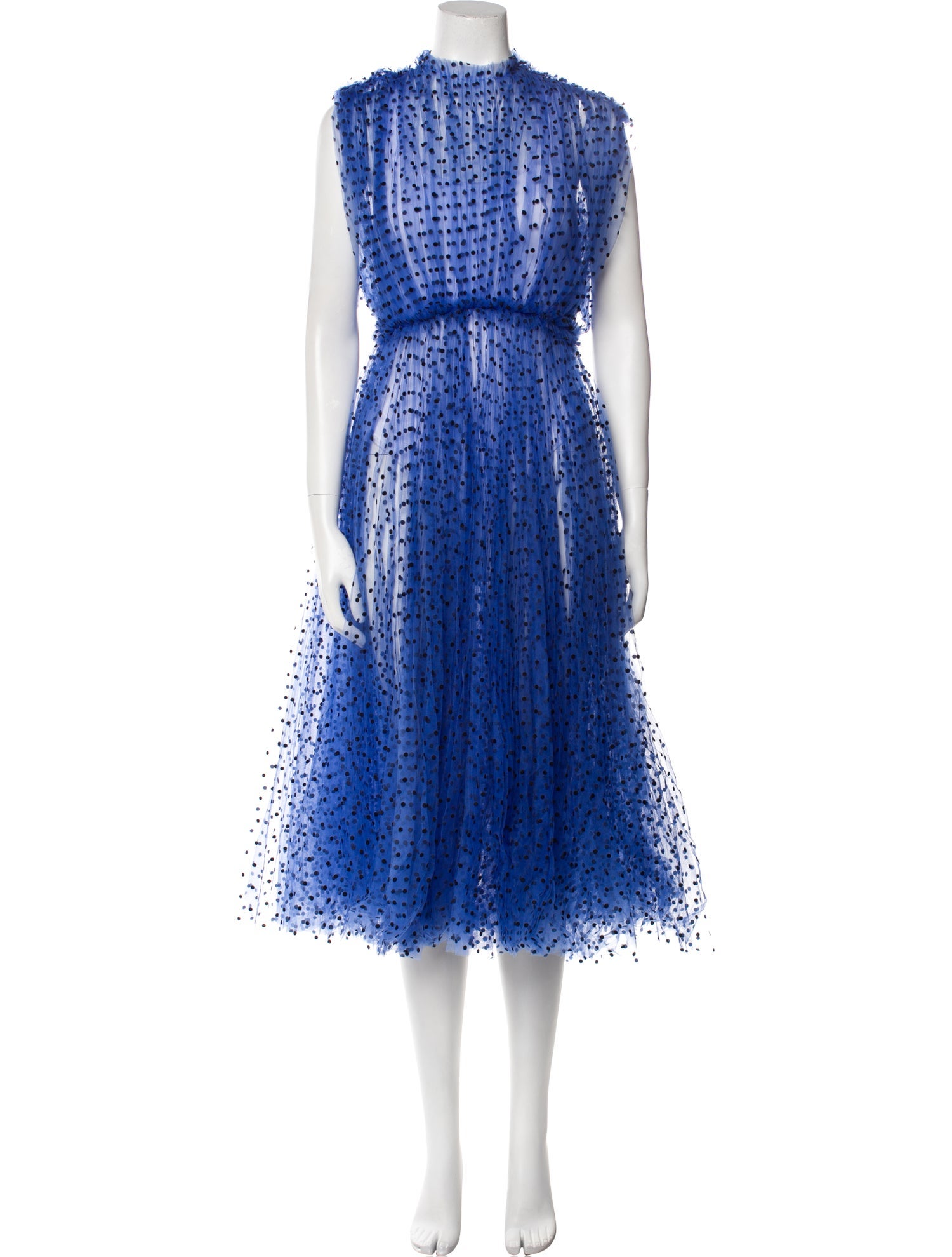 Khaite Mesh Midi Length Dress