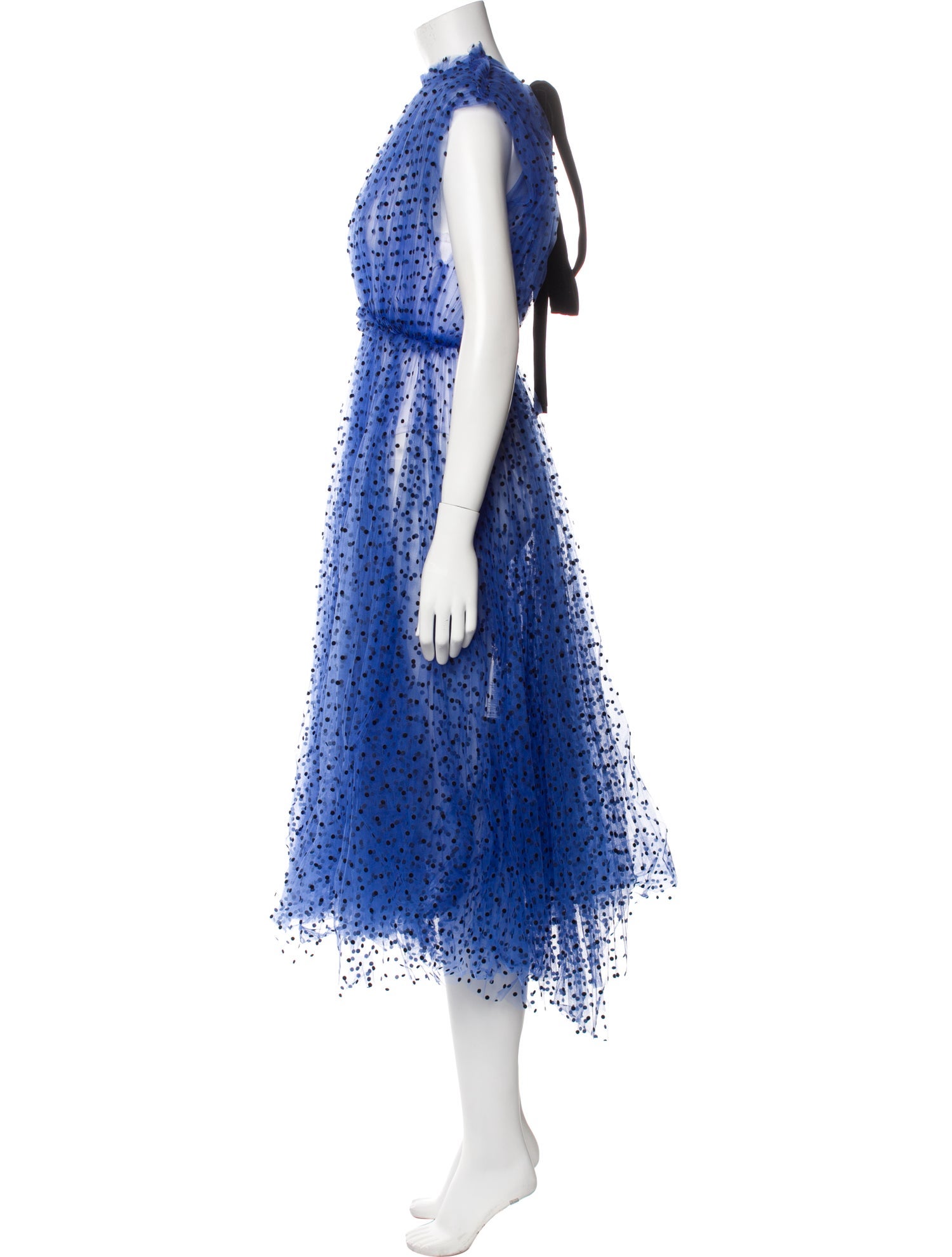 Khaite Mesh Midi Length Dress