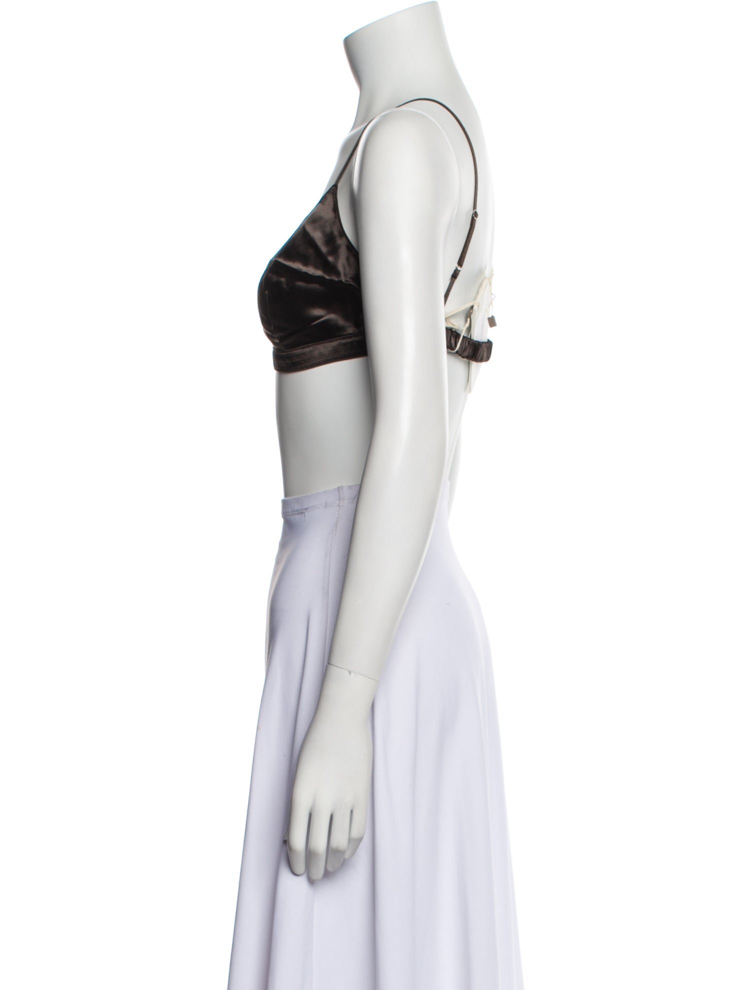 Khaite Plunge Neckline Sleeveless Crop Top w/ Tags