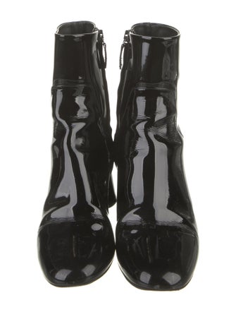 Khaite Patent Leather Sock Boots