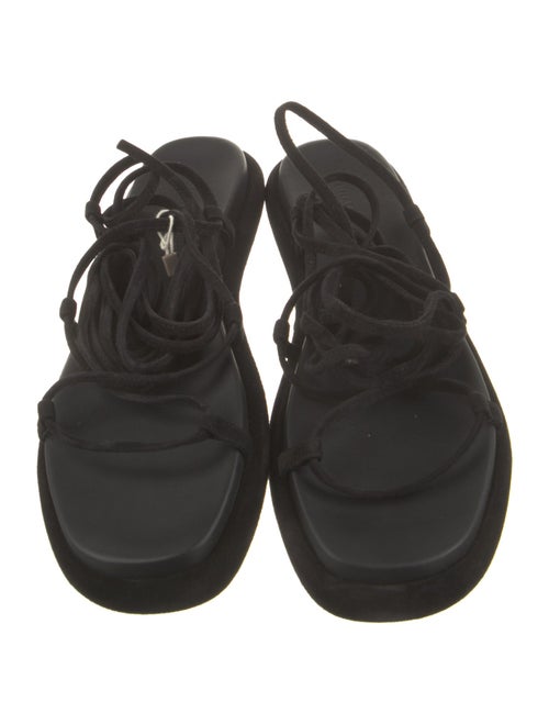 Khaite Suede Gladiator Sandals