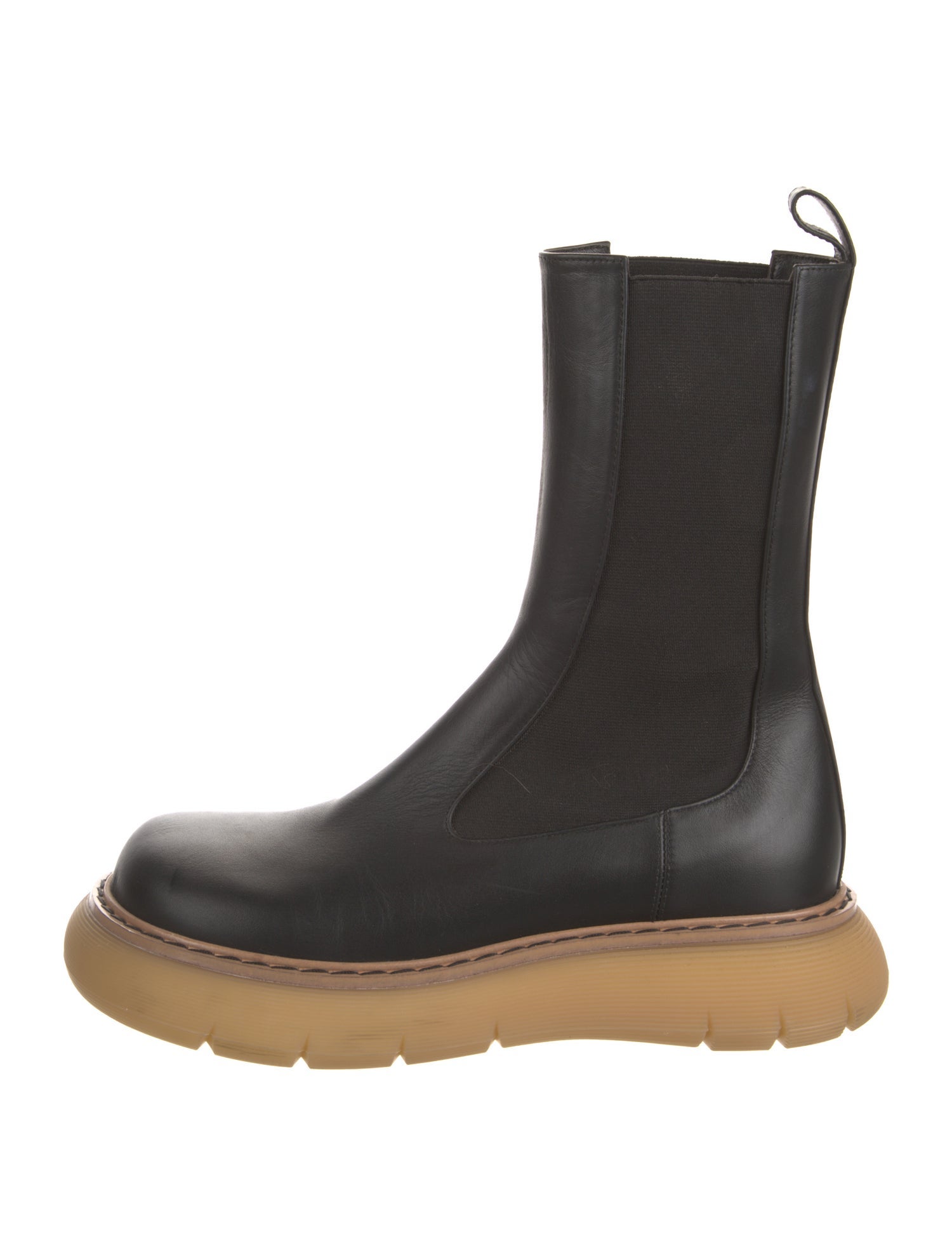 Khaite Leather Chelsea Boots