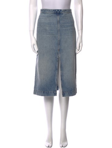 Khaite Skirts Distressed Accents Knee-Length Skirt S