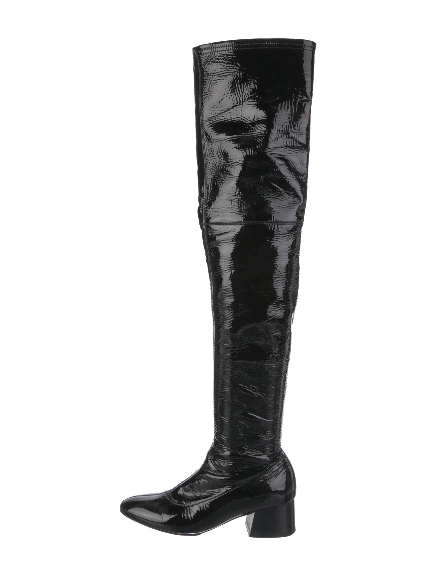 Khaite Patent Leather Boots