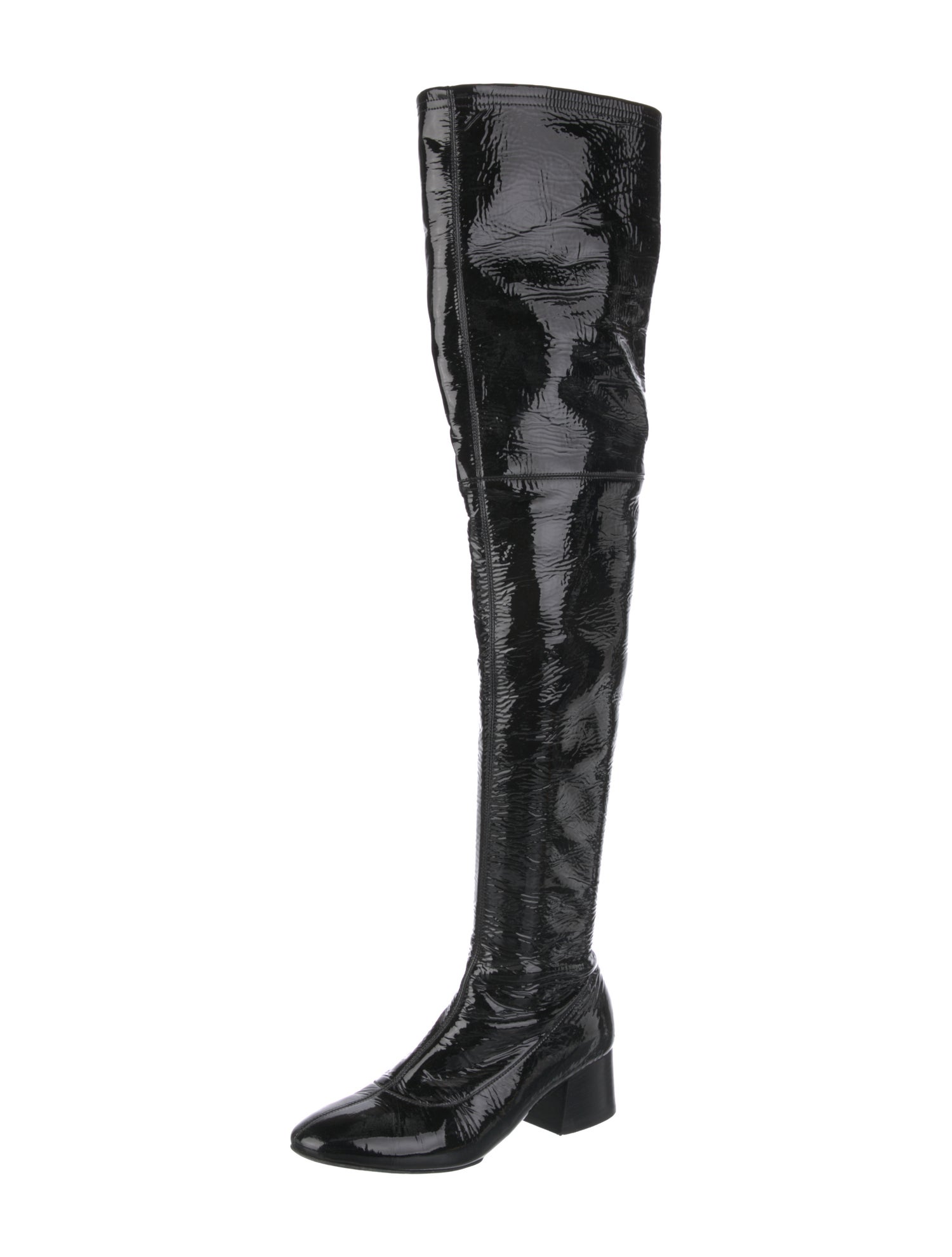 Khaite Patent Leather Boots