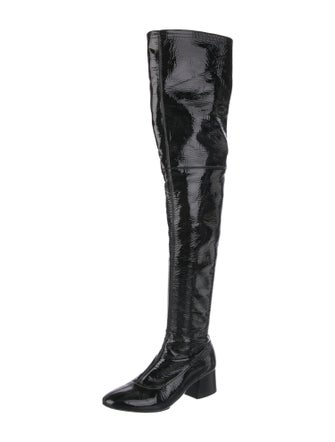 Khaite Patent Leather Boots