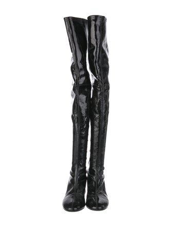 Khaite Patent Leather Boots