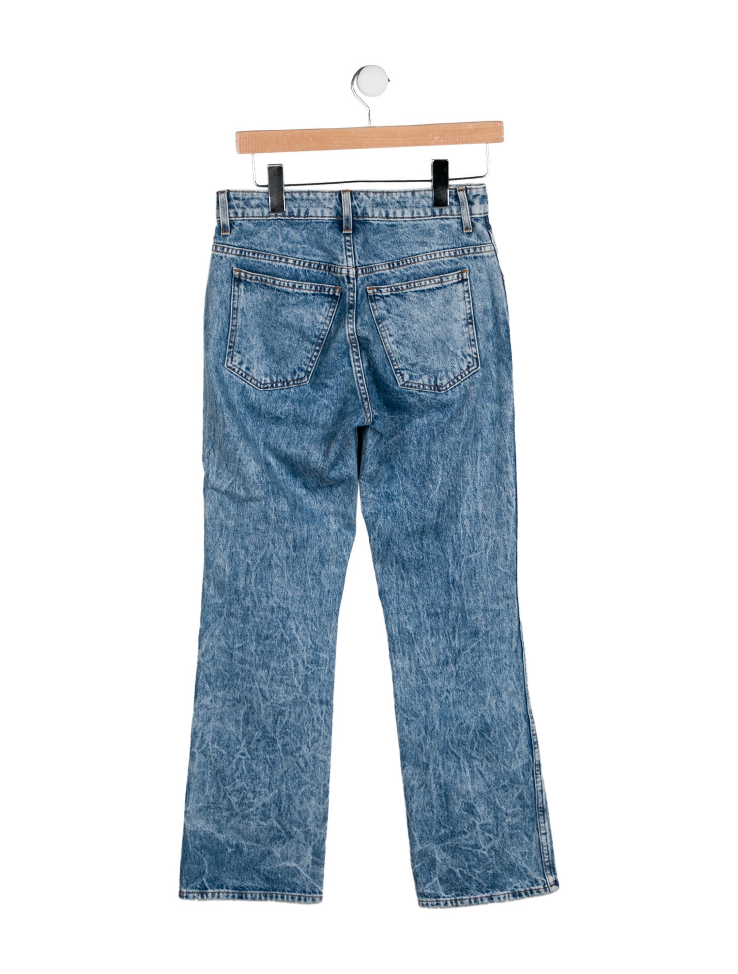 Khaite High-Rise Wide Leg Jeans