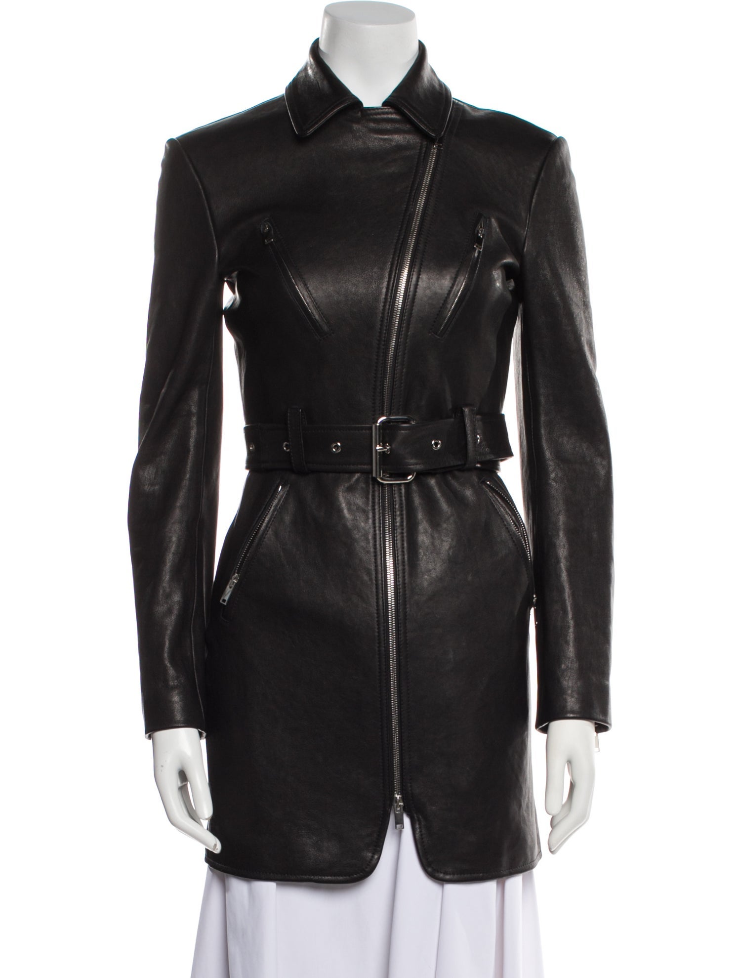 Khaite Leather Coat