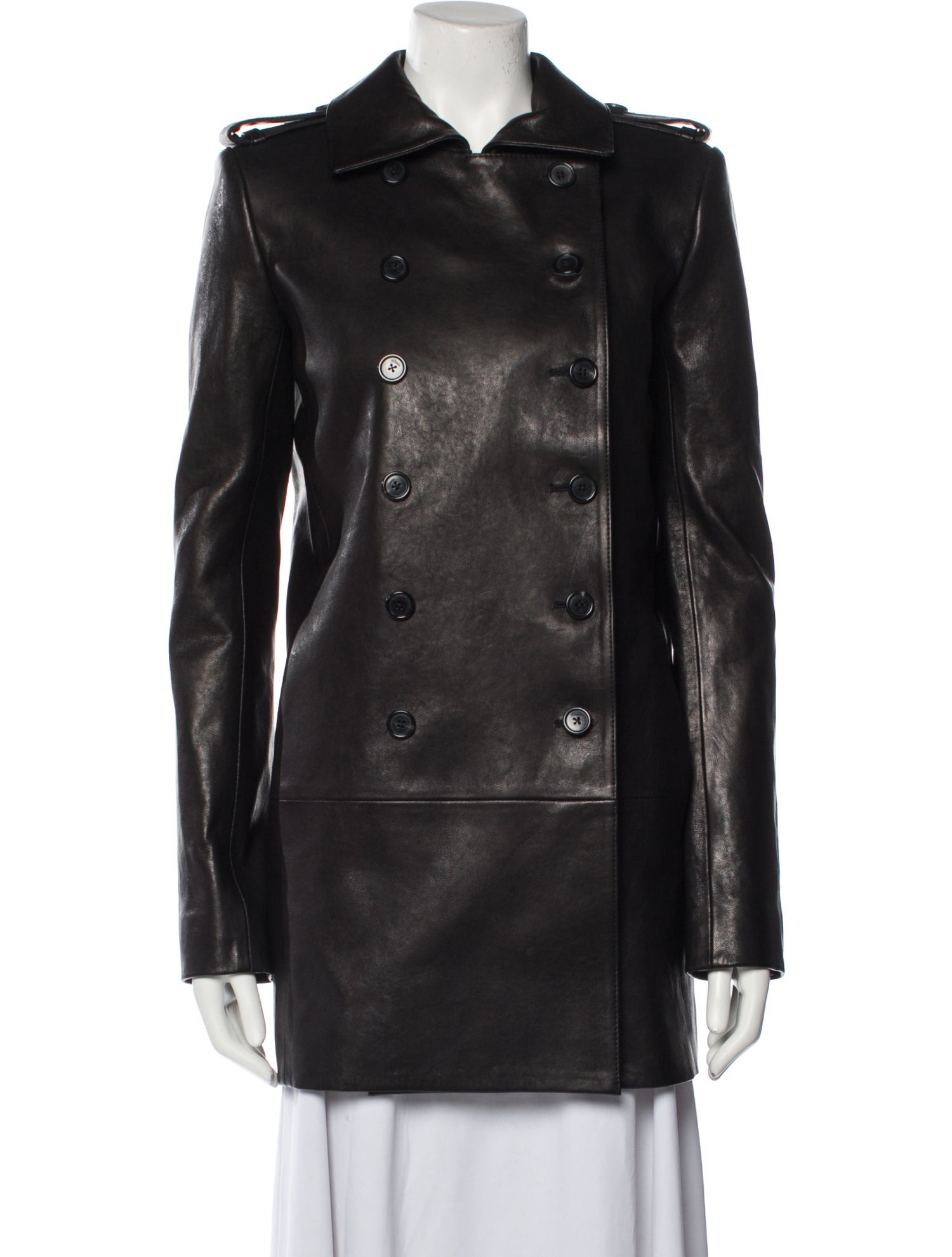 Khaite Lambskin Peacoat w/ Tags