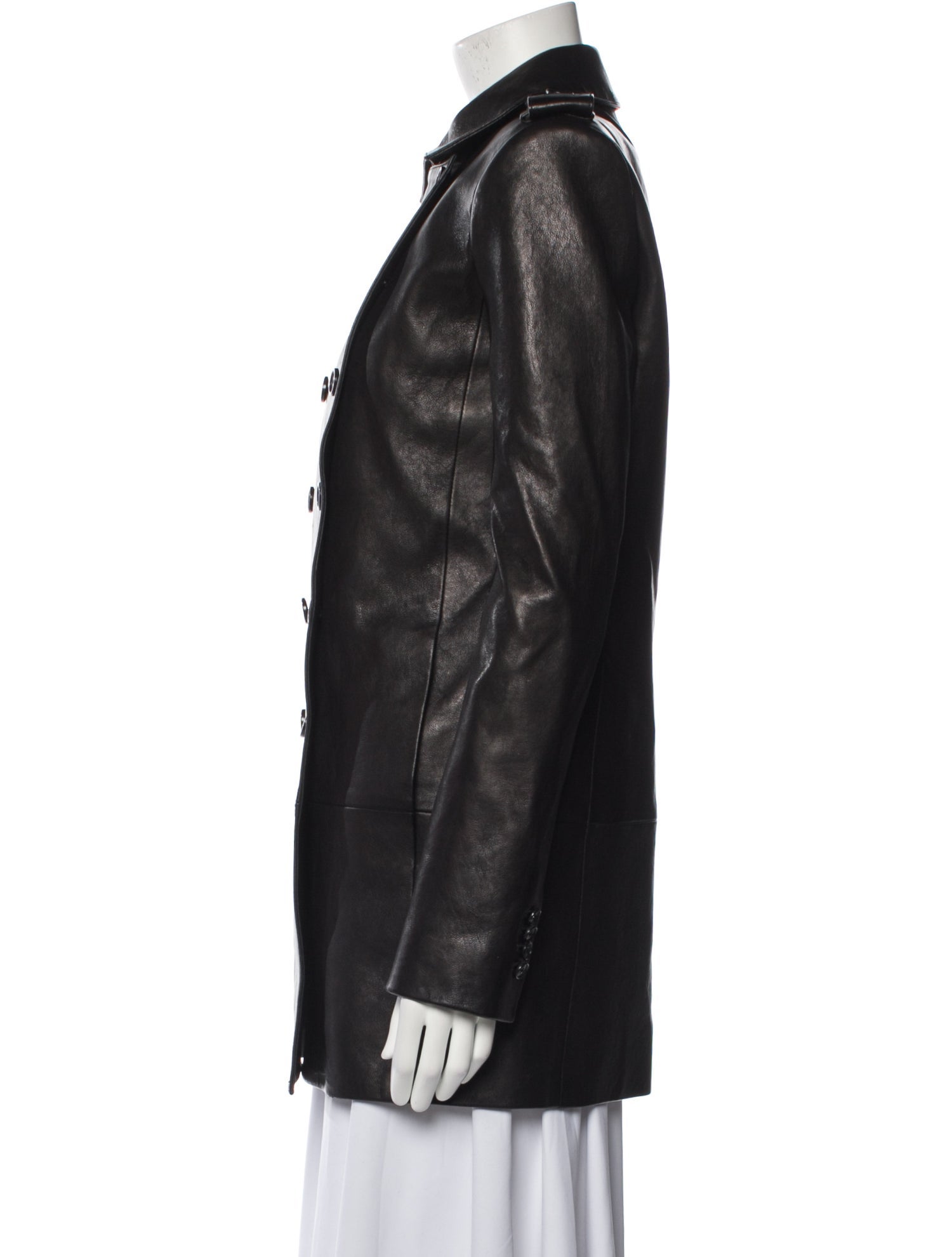 Khaite Lambskin Peacoat w/ Tags