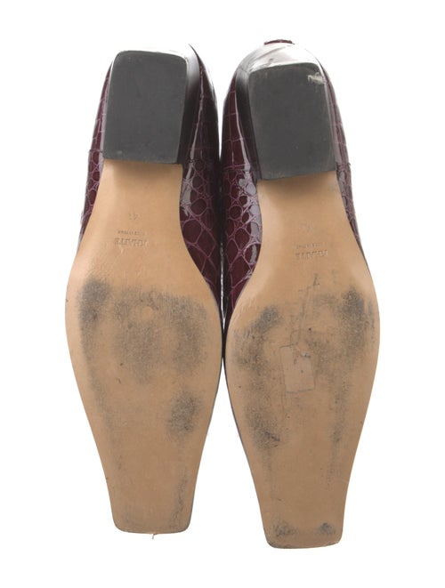 Khaite Patent Leather Animal Print Riding Boots