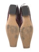 Khaite Patent Leather Animal Print Riding Boots