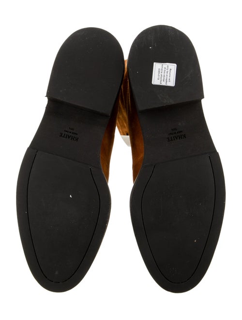 Khaite Suede Lace-Up Boots