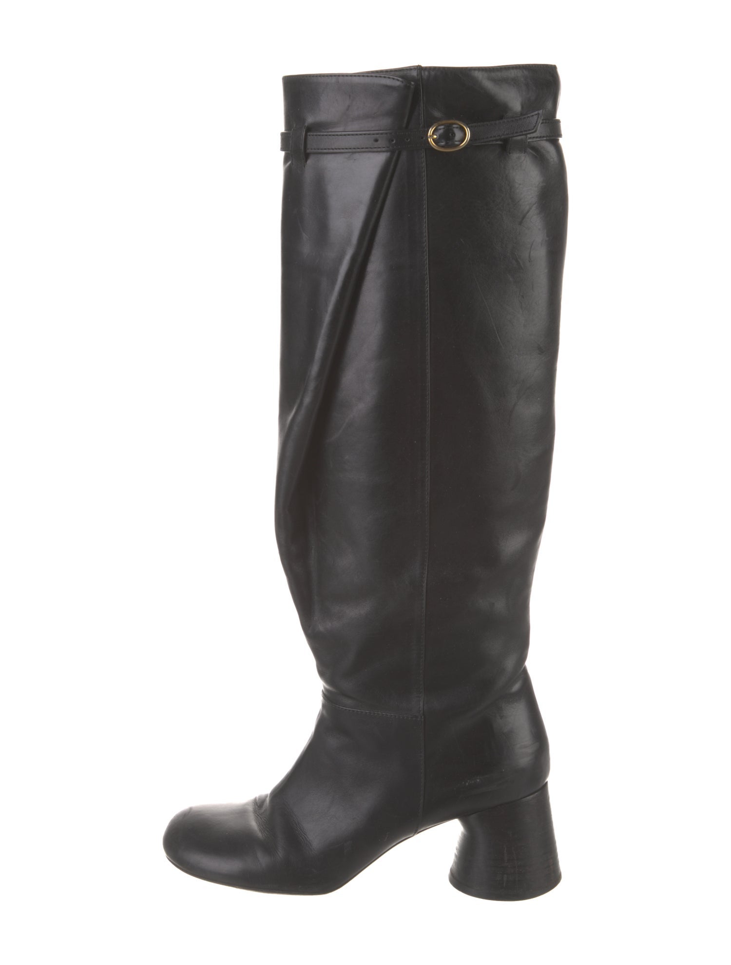 Khaite Leather Riding Boots