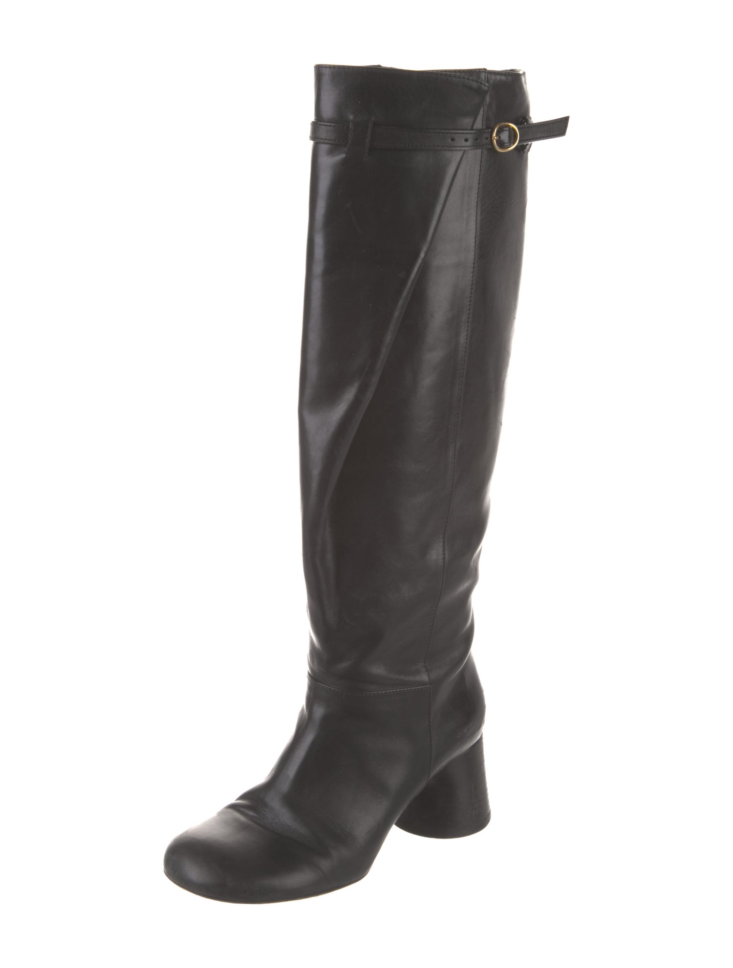 Khaite Leather Riding Boots
