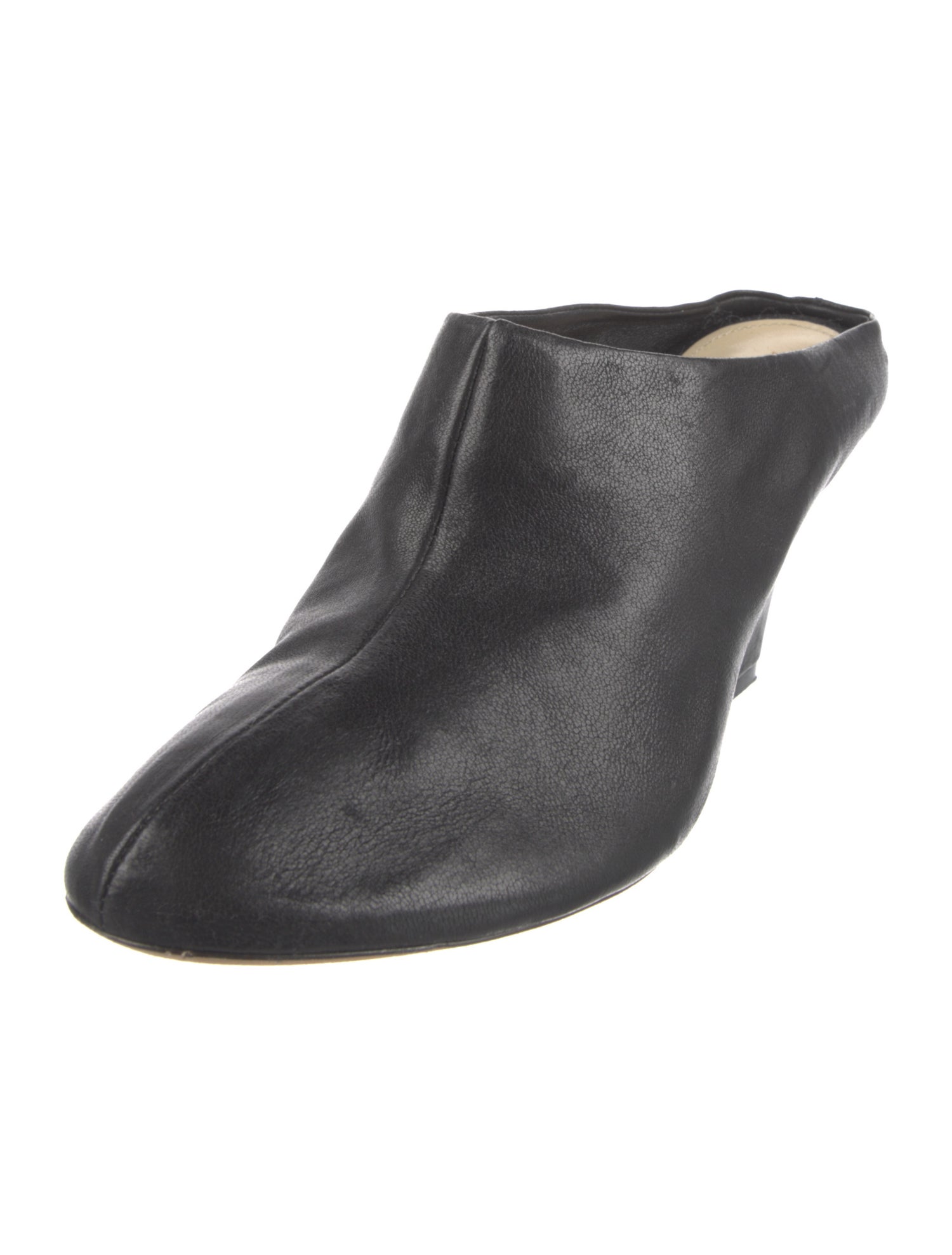 Khaite Leather Slides