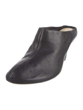 Khaite Leather Slides