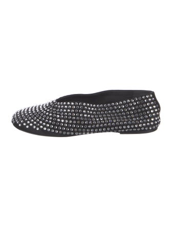 Khaite Crystal Embellishments Ballet Flats