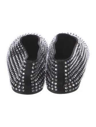 Khaite Crystal Embellishments Ballet Flats