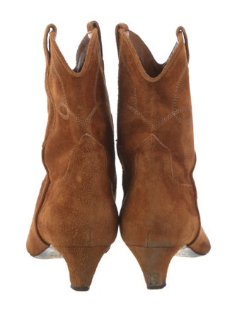 Khaite Suede Western Boots