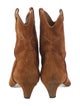 Khaite Suede Western Boots