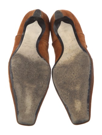 Khaite Suede Western Boots