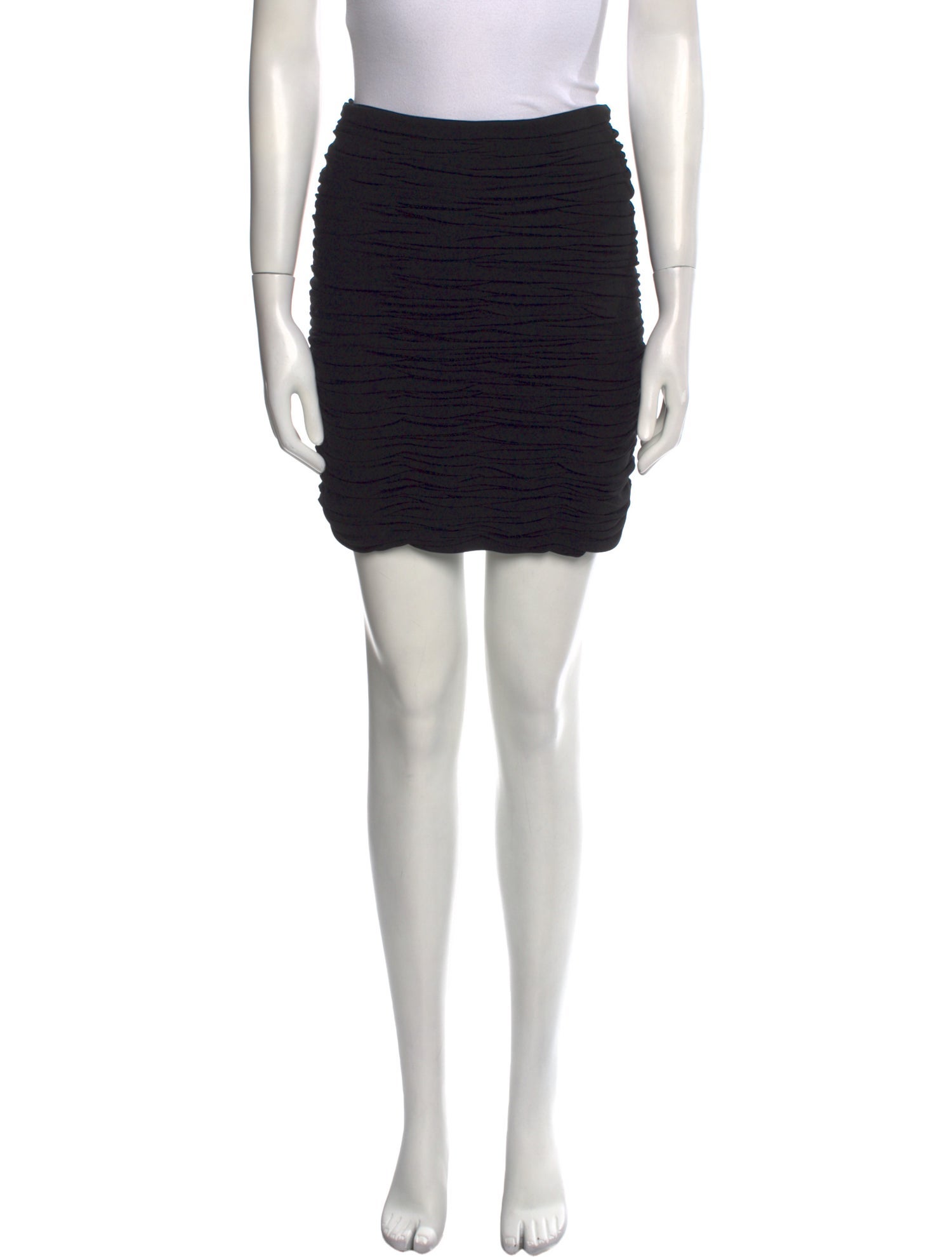 Khaite Pleated Accents Mini Skirt