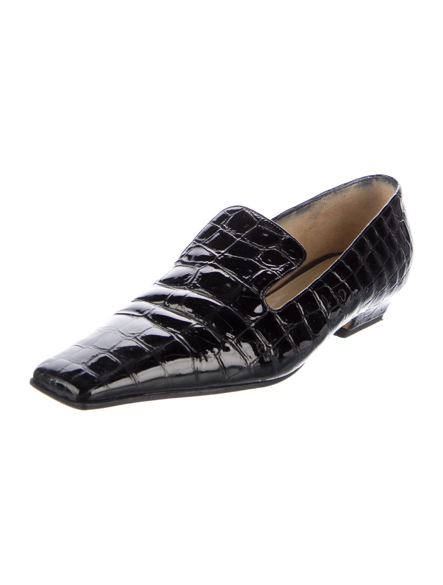 Khaite Alligator Loafers