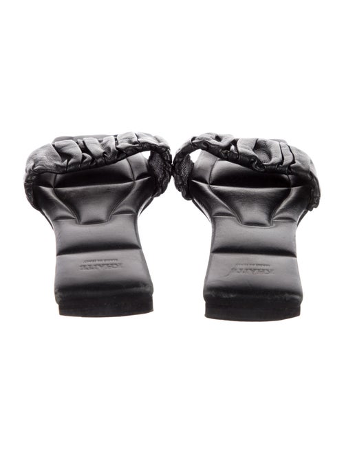 Khaite Leather Slides