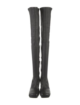 Khaite Leather Sock Boots