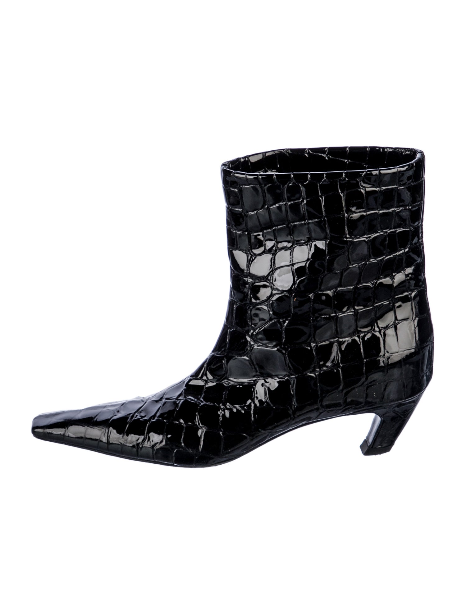Khaite Patent Leather Boots