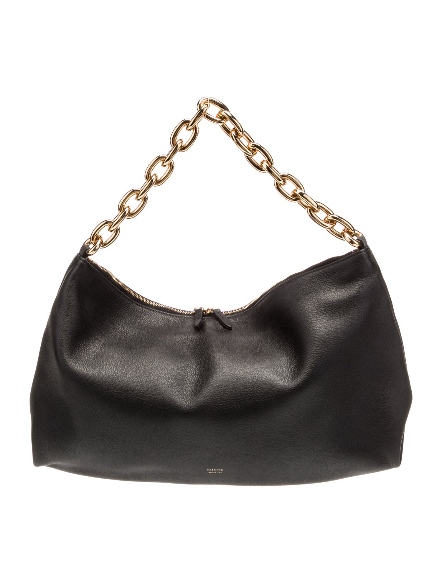 Khaite Leather Chain Pouch