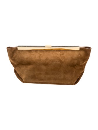 Khaite Suede Clutch