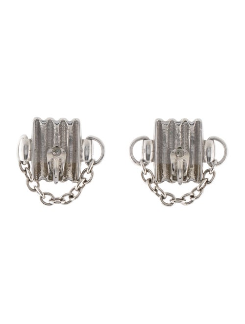 Khaite Julius Chain Drop Earrings