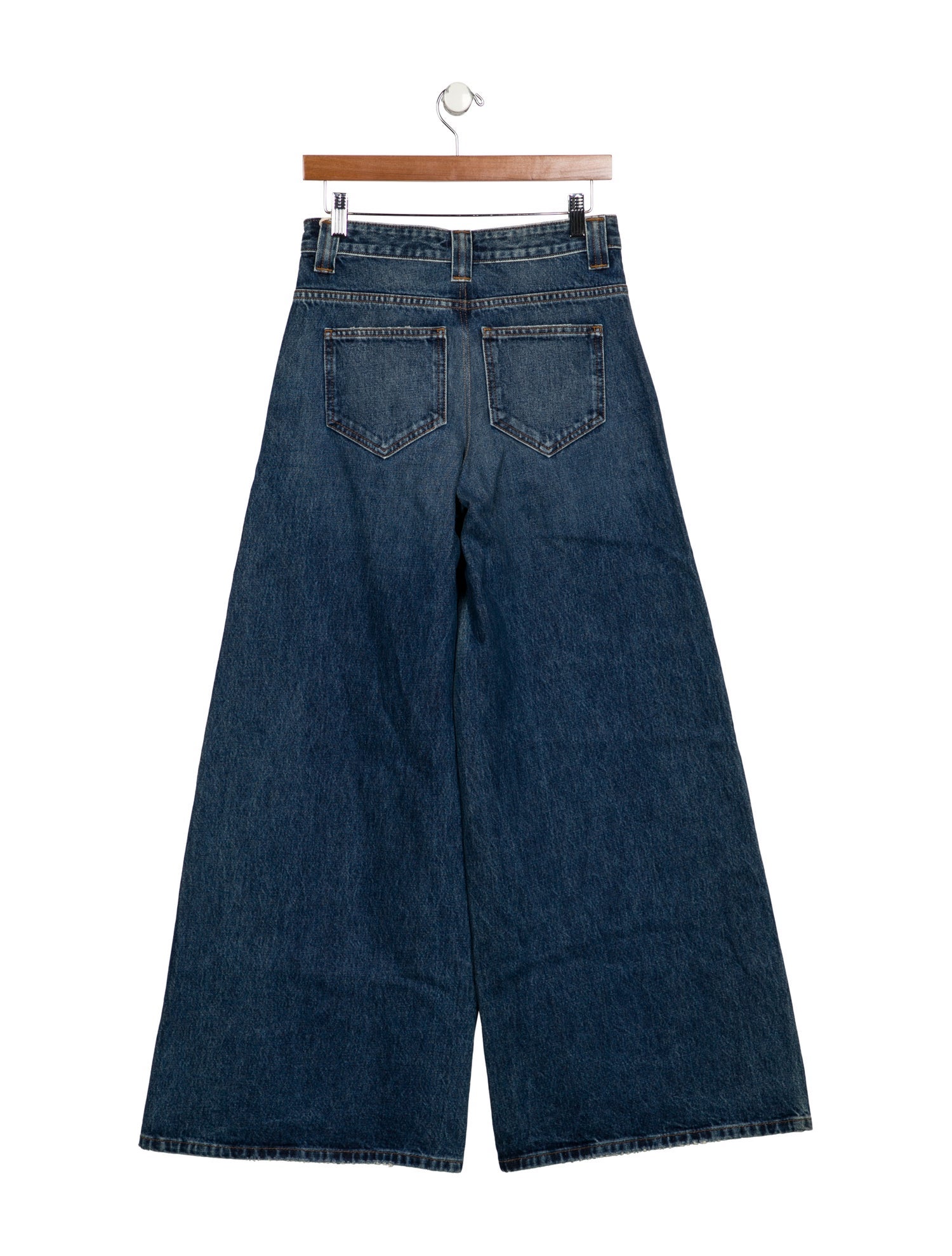 Khaite High-Rise Wide Leg Jeans w/ Tags