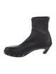 Khaite Leather Studded Accents Sock Boots