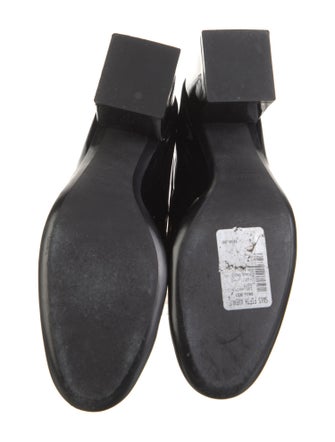 Khaite Patent Leather T-Strap Pumps