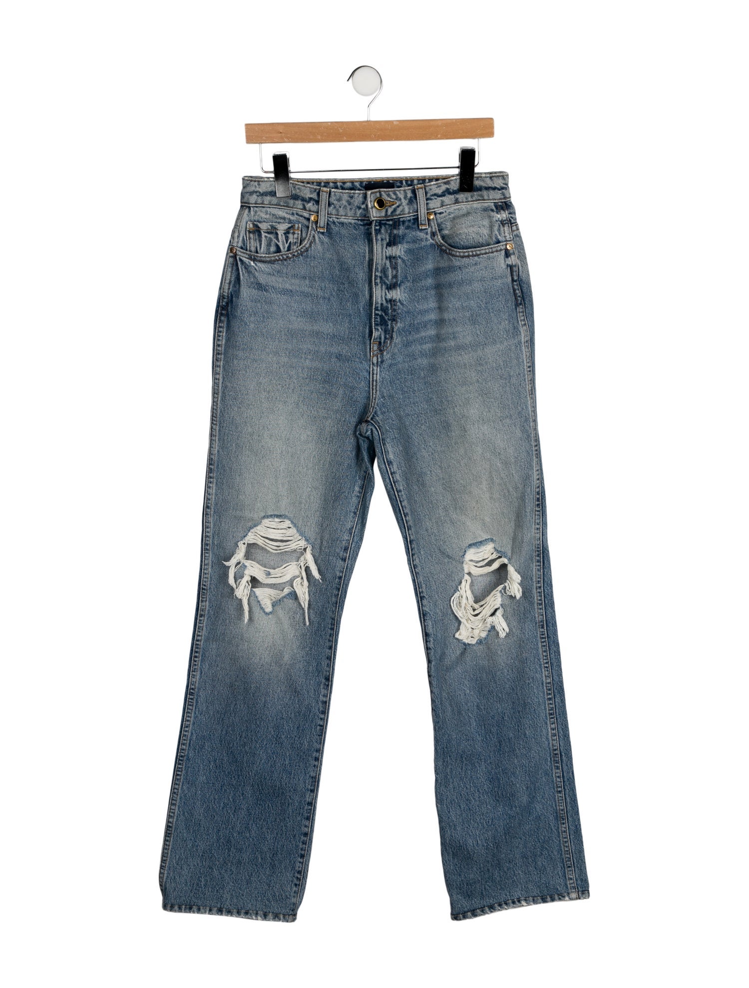 Khaite Straight-Leg Jeans