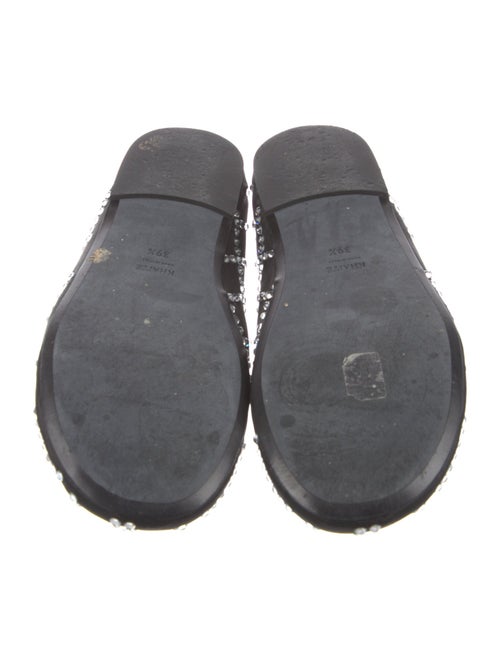 Khaite Satin Crystal Embellishments Ballet Flats