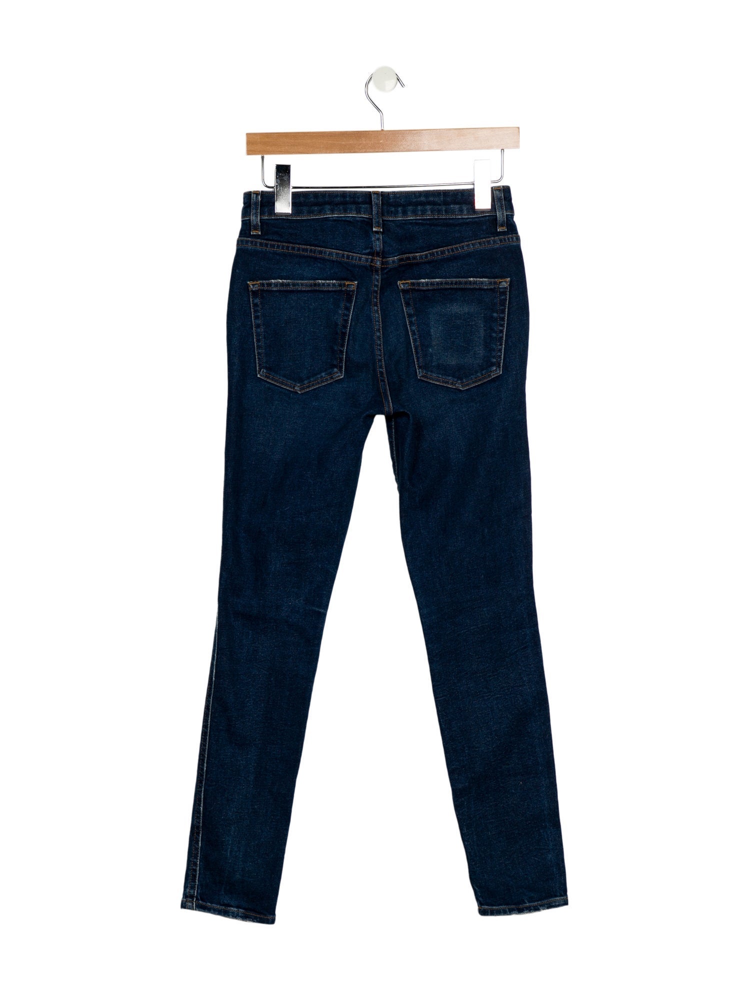 Khaite Mid-Rise Skinny Leg Jeans