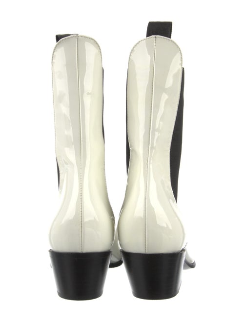 Khaite Patent Leather Chelsea Boots