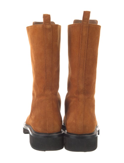 Khaite Suede Combat Boots