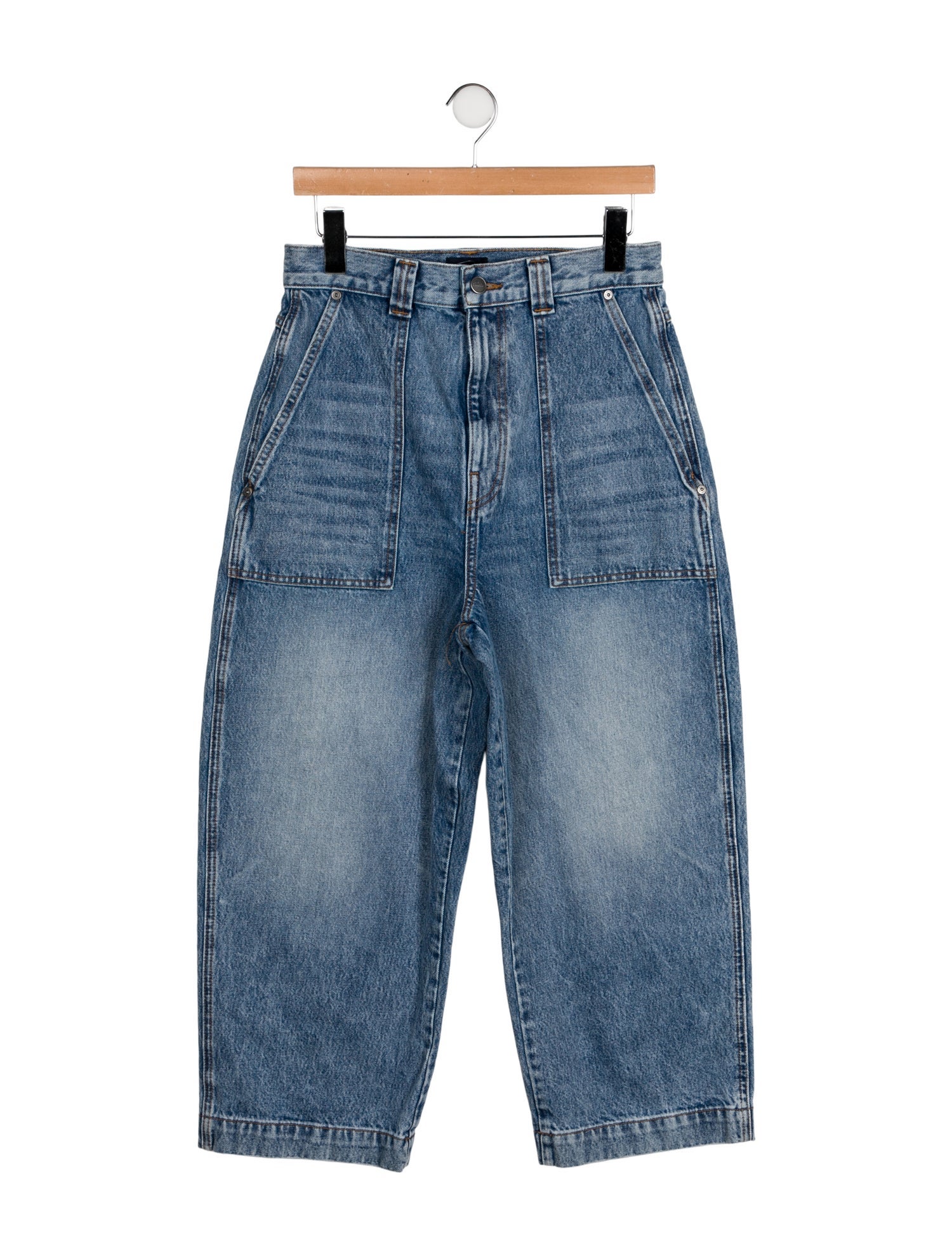 Khaite Hewey Wide Leg Jeans