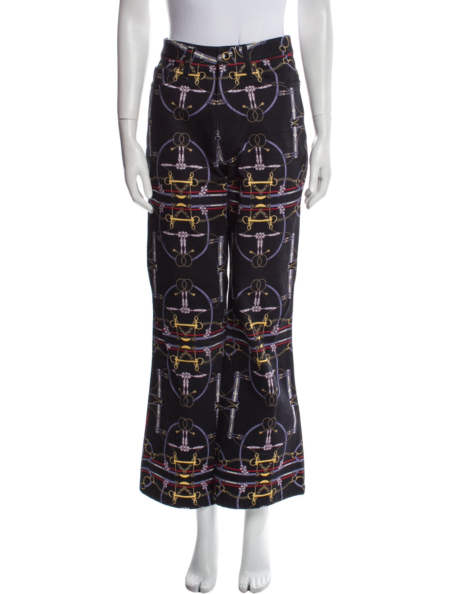 Khaite Printed Wide Leg Pants