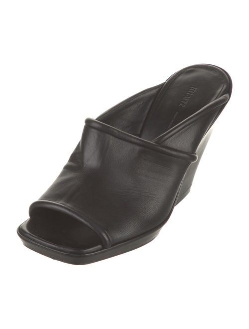 Khaite Leather Slides